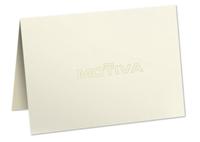 Embossed Notecards with Blank Envelopes (Ecru)